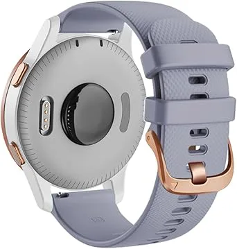 BUDAY 18 mm band för Garmin Vivoactive 3S 4S Vivomove 3S/Venu 2S smartklocka silikonarmband armband armband för Garmin Move 3S/Active S
