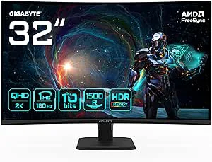 Gigabyte GS32QCA 31,5 tum böjd spelskärm QHD