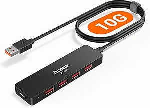 Aceele USB-hub 3.2-splitter med 1,2 m lång
