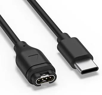 Tobfit USB C Laddningskabel för Garmin Instinct Solar/Tactix Charlie/Delta