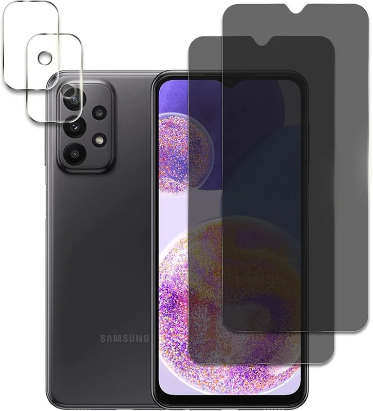 integritetsskyddsfilm med kameralinsskydd för Samsung Galaxy A23 5G