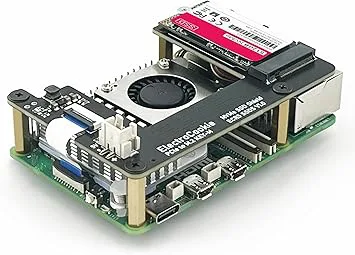 ElectroCookie PCIe till M.2 NVMe SSD Hat-kort för Raspberry Pi 5