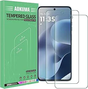 AOKUMA Härdat glas för Moto G15 skärmskydd
