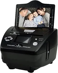 Slide Viewer/Negative Scanner, Film Slide Scanner, fungerar med olika typer av film och diabilder, konverterar 35mm 135 110 126/diabilder