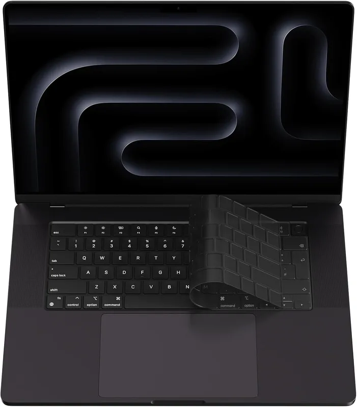 Premium ultratunt tangentbordsskydd, kompatibelt med 2021 2022 2023 2024 2025 M1/M2/M3/M4 Pro/Max MacBook Pro 14/16, M4/