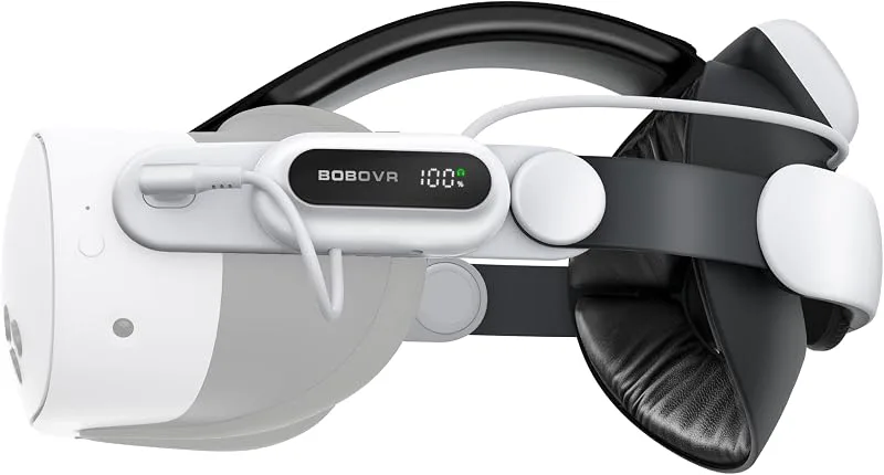 BOBOVR E3 Pro Strap med Batteritillbehör