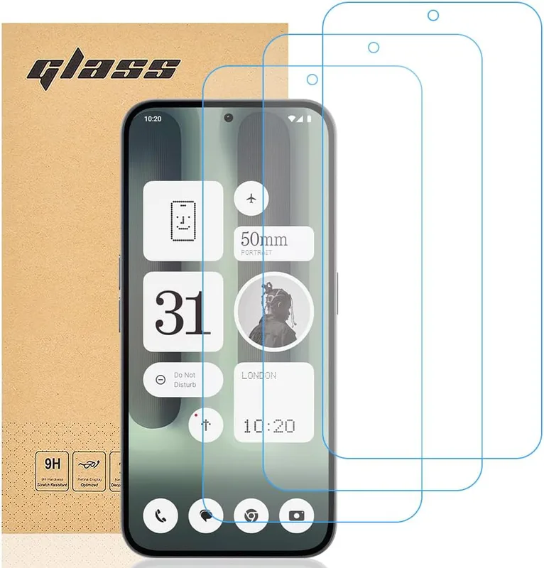 Totill 3 st. härdat glas för nothing phone 2a/2:a plus