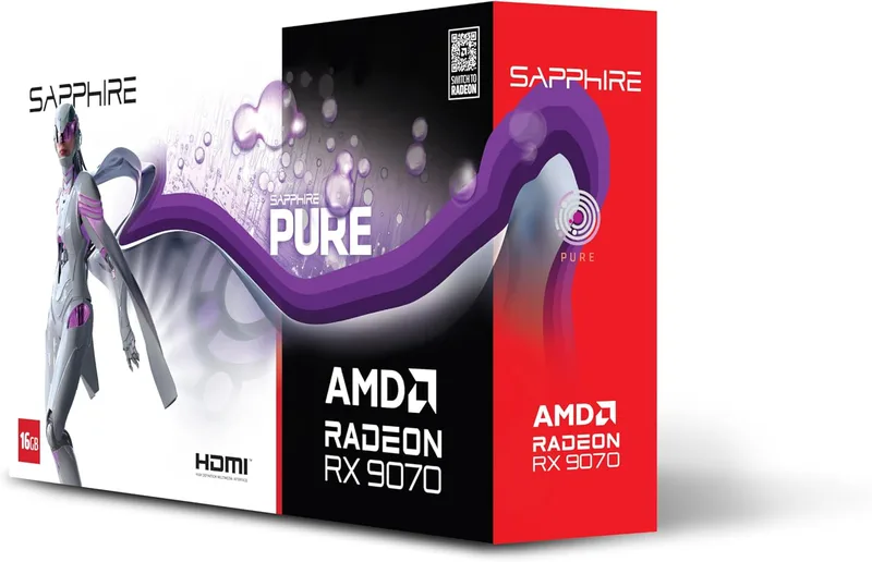 Sapphire Pure AMD Radeon RX 9070 Gaming OC 16GB