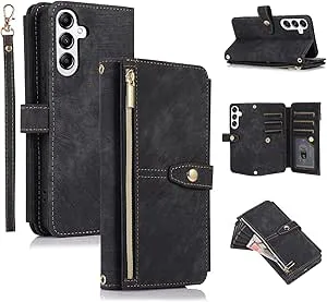 CaseMe Samsung Galaxy S25 Retro läder plånboksfodral