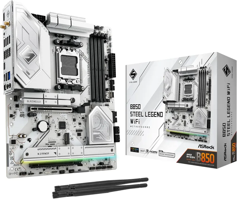ASRock MB ASRock AMD AM5 B850 Steel Legend WiFi