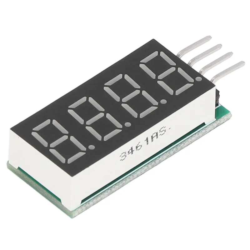 Fafeicy 4-siffrig 7-segments LED-displaymodul, I2C