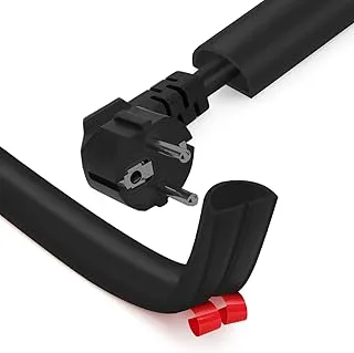 Flexibel kabelkanal självhäftande – 2 meter x 15 mm x 10 mm PVC kabelskydd golv