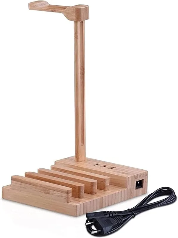 Hörlursställ Headsethållare Power Strip