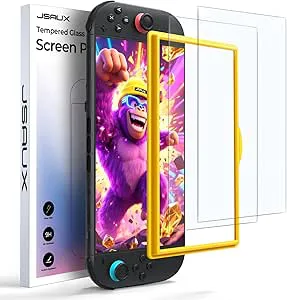 JSAUX 2-Pack Anti-Bländning Skärmskydd Kompatibel med Nintendo