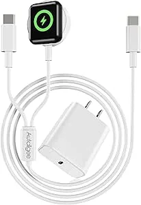 USB C-laddningskabel för Apple Watch-laddare