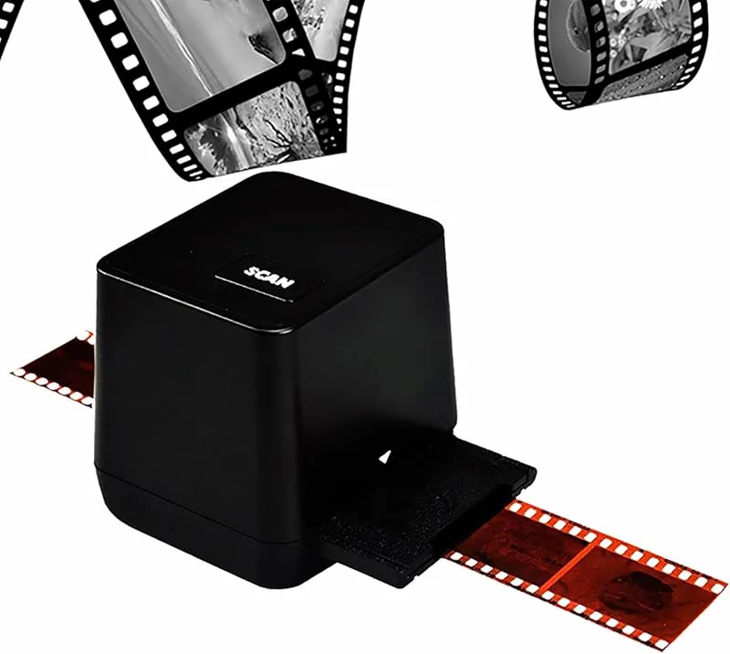 Film- Och Diabildskanner, Diabildsnegativomvandlare, 17 Megapixel Positiv Och Negativ Skanner, Konverterar 126/135(35 Mm) Filmnegativ Och Diabilder Ti