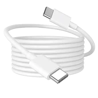 GlobaLink USB C-kabel, USB C-kabel Mac 2M, 100W kabel typ C snabbladdning PD 5A QC 4.0 Kompatibel för MacBook Pro 2020 MacBook Air iPhone 15/16 Pro/Plus Samsung S22 Ultra S21 IPad Pro Air Mini