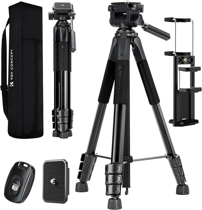 K&F CONCEPT kamerastativ S254A3+BV01