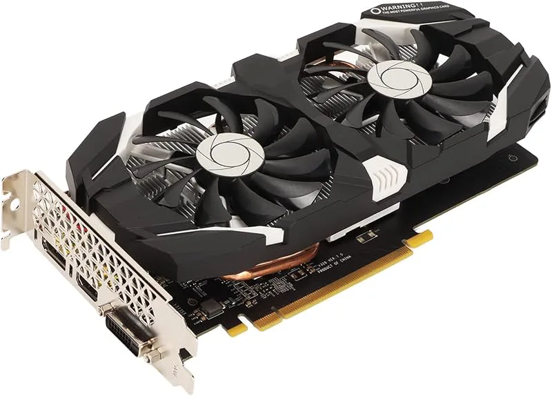 GPU 192bit Grafikkort Med Dubbla Fläktar 4K HDR 8008MHz Minnesfrekvens GDDR5 för 6GB Gaming (1060 3GB)