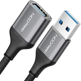 deleyCON 1m USB 3.0 Förlängningskabel 5Gbps
