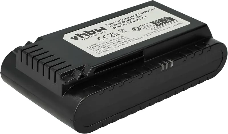 vhbw batteri kompatibel med Samsung Jet 75 Multi VS20T7534T1/SH, 75 premium dammsugare svart (4 000 mAh, 21,6 V, Li-Ion)
