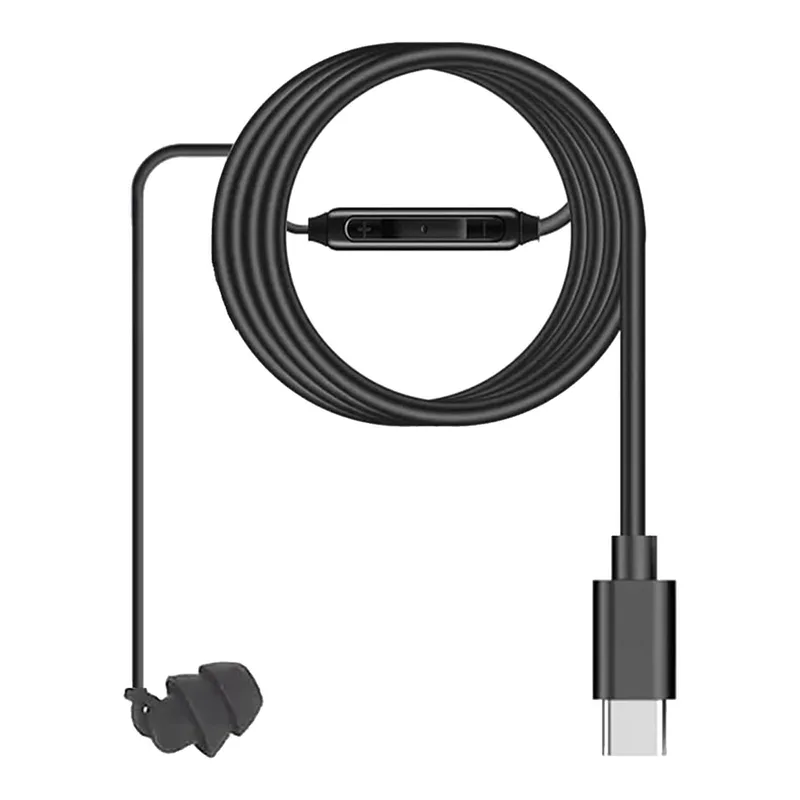 Generic enkelsidiga in-ear-hörlurar med USB-C