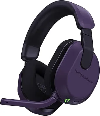 Turtle Beach Stealth 600 Xbox lila trådlöst spelheadset med 80 timmars batteritid, 50 mm högtalare och Bluetooth för Xbox Series X|S, Xbox One, PC