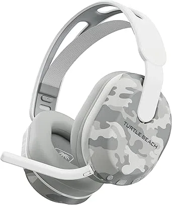 Turtle Beach Stealth 500 Arctic Camo Playstation trådlöst spelheadset w/40 timmar och Bluetooth för Xbox Series X|S, Xbox One, Nintendo Switch, PC och Mobile