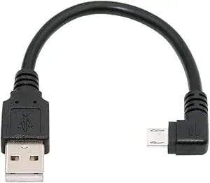 NFHK 90 graders Micro USB 5-stifts USB till USB 2.0 typ A dataladdningskabel