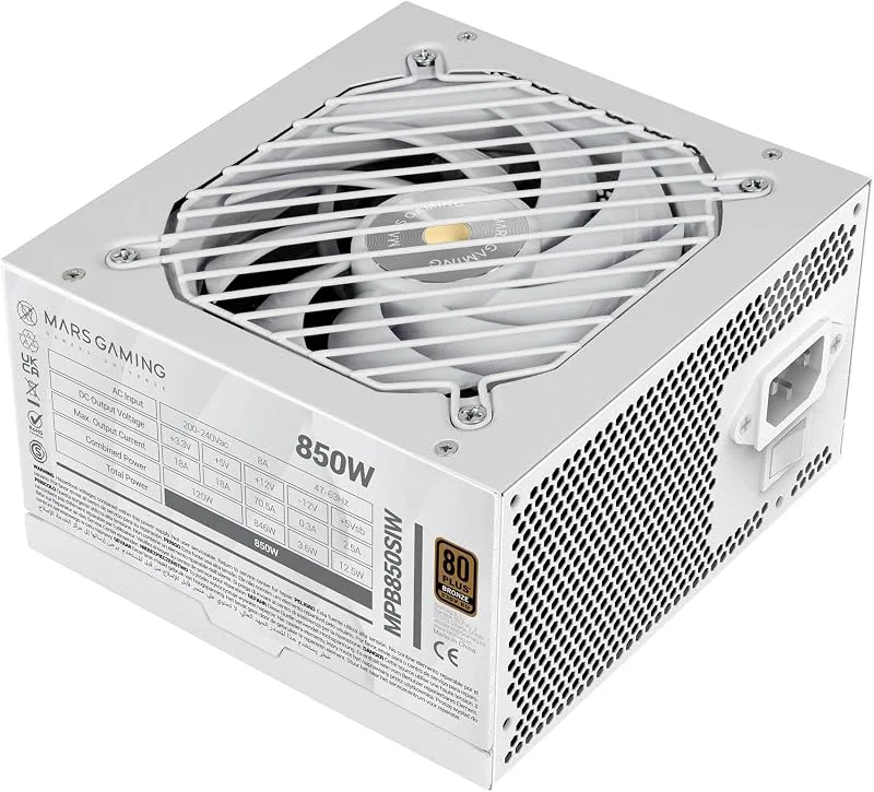Mars Gaming MPB850SI, ATX Nätaggregat för PC 850W