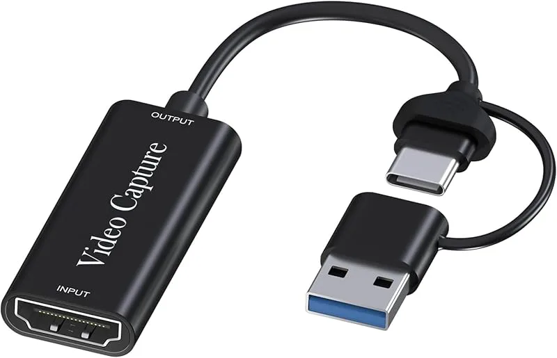 Videoinspelningskort USB-A/USB-C 3.0 till HDMI