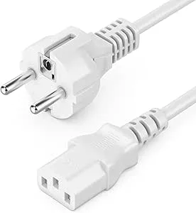 deleyCON 20m Kallapparatkabel Nätkabel Strömkabel Kallapparat Strömkabel