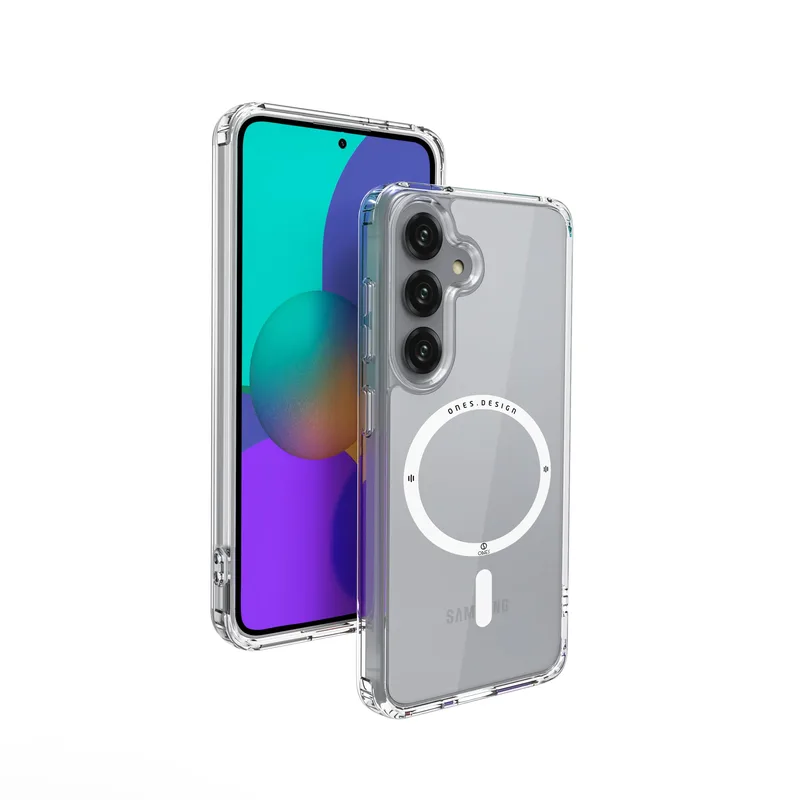 Ferrelli magnetiskt skal för Samsung Galaxy S25, transparent