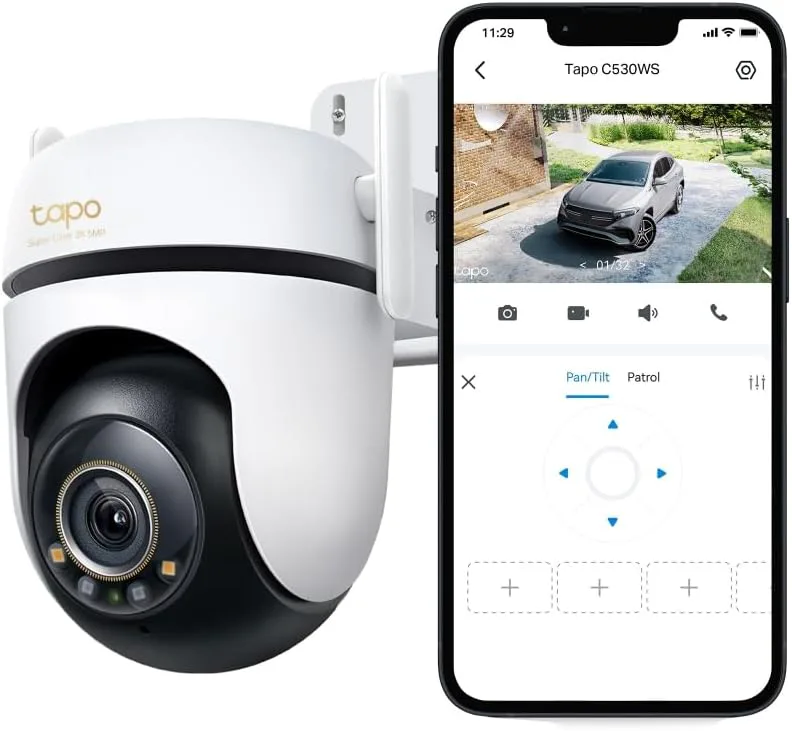 Tapo C530WS 360° utomhus övervakningskamera