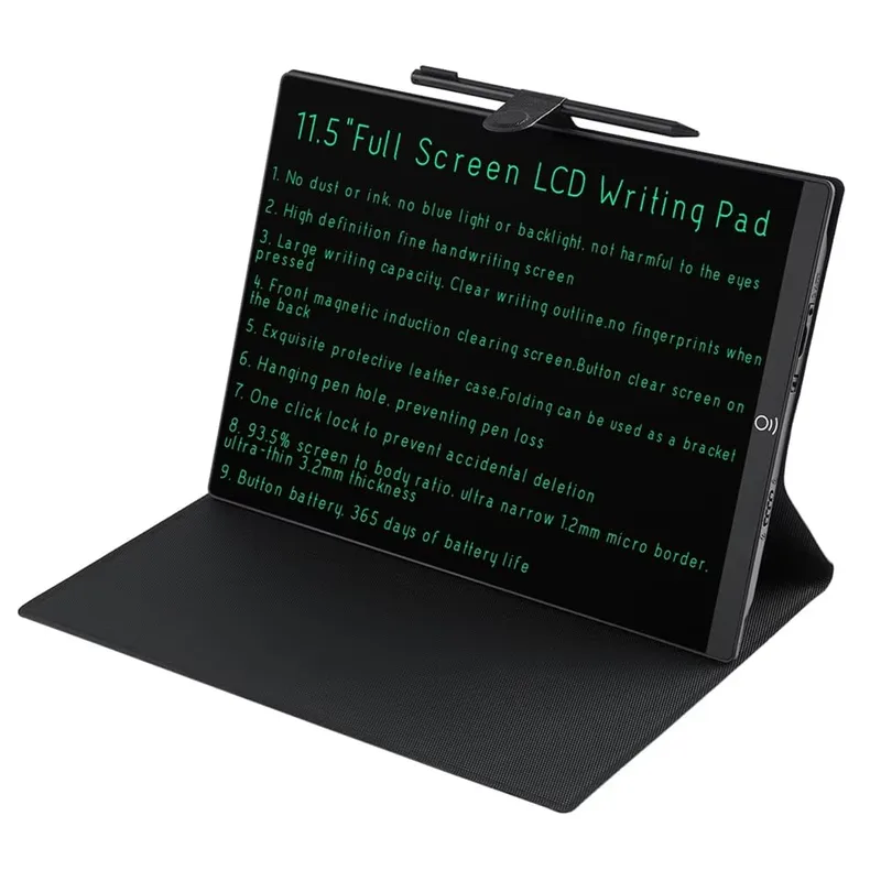 Gvvsjgdbis 11,5 tum LCD-ritplatta med fodral