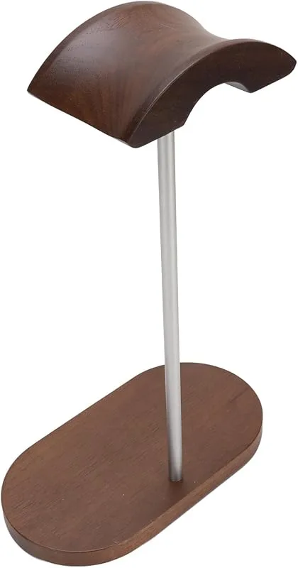 Walnut Wood Aluminium Headphone Stand