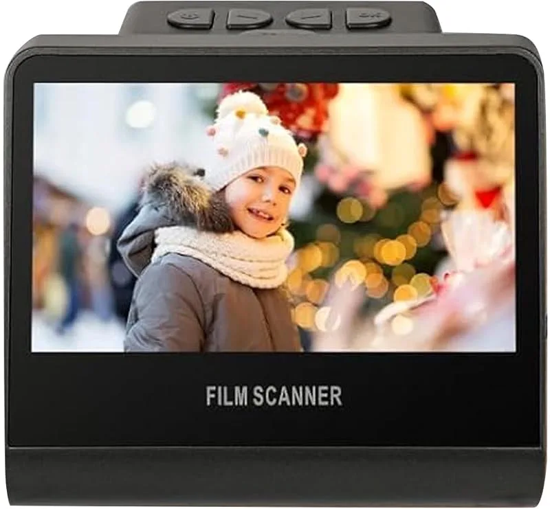 22MP Film Slide Scanner med Extra Stor 5in LCD -skärm