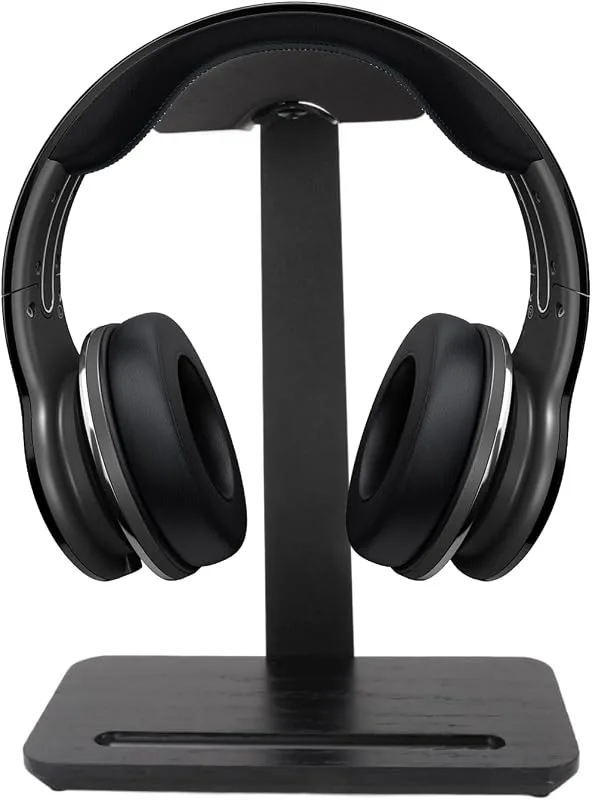 Hörlurstativ, Walnut Aluminium Alloy Headset Holder