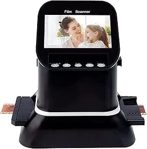 Filmbildskanner, digital filmomvandlare med 4,3 tum LCD-skärm