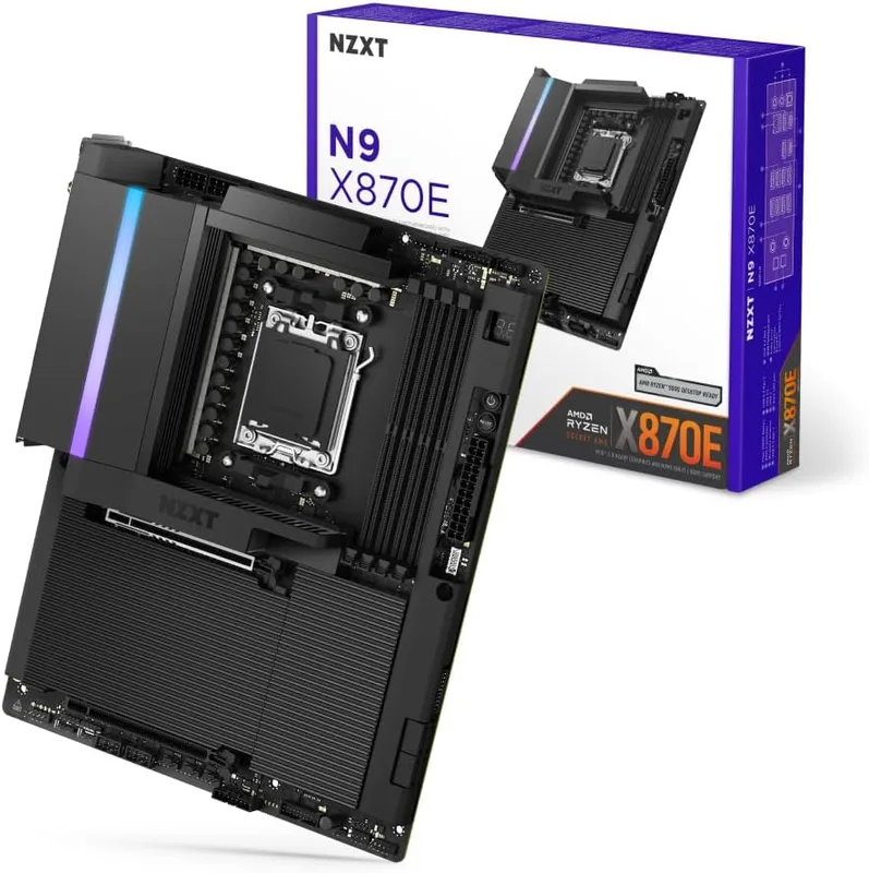 NZXT N9 X870E moderkort, AM5, ATX