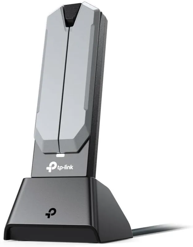 TP-Link Archer TBE400UH Wi-Fi 7 WLAN-stick för PC, BE6500 Tri-band USB WLAN-adapter med högpresterande antenn, MU-MIMO,