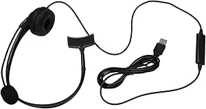 Acbmveen USB Call Center-headset med brusreducerande mikrofon