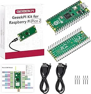GeeekPi Pre-lödd Raspberry Pi Pico 2 med