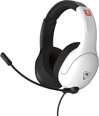 Turtle Beach Airlite Fit kabelanslutet gamingheadset officiellt licensierat för Nintendo Switch, Lite, OLED – lägesaktiverad mikrofon, over-ear premium komfort, Svart