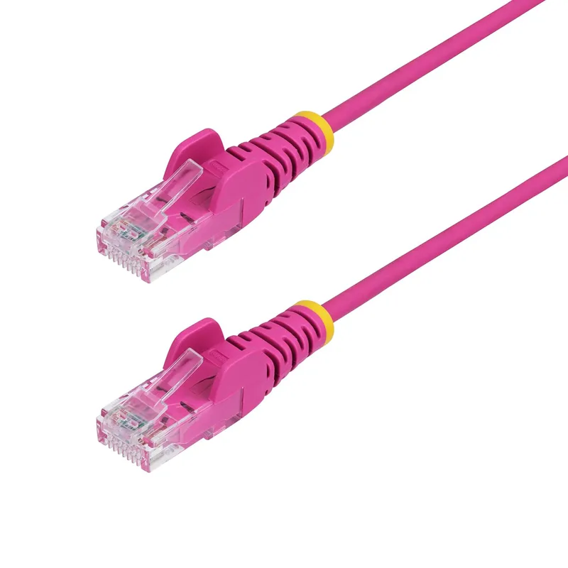 StarTech.com 1,5 m rosa smal CAT6 Ethernet-kabel