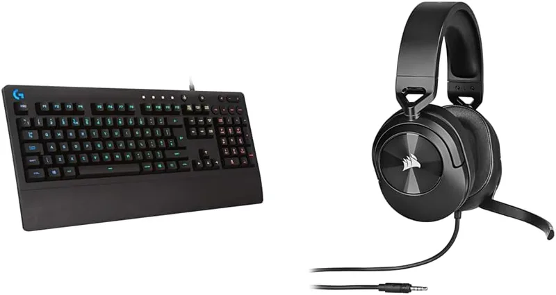 Logitech G 213 Prodigy 920-008087 & Corsair HS55 Surround spelheadset