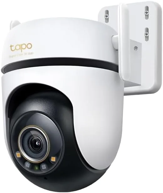 TP-Link Tapo C520WS 3K 5MP Motion Detection/Tracking 360° IP66 Color Night Vision Audio Bi-Directional Storage Cloud Local Alarm Sound & Light Outdoor Alarm WiFi/Ethernet Camera