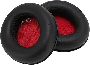 Kuddar med Flexibla Hörlurar, 2 -stycken Headset i Armerat Skumskum på Hög Elasticitet för Trådlös Fokal Lyssnande (Svart)