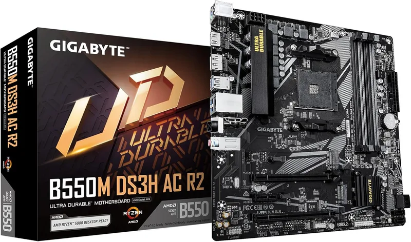 Gigabyte B550M DS3H AC R2 moderkort