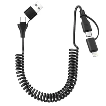 aceyoon 4-i-1 multispiralkabel